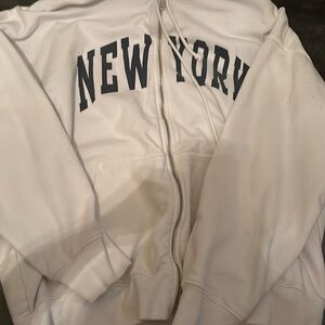 Brandy Melville zip up hoodie